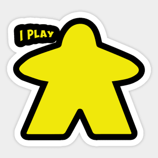 I play Yellow Sticker